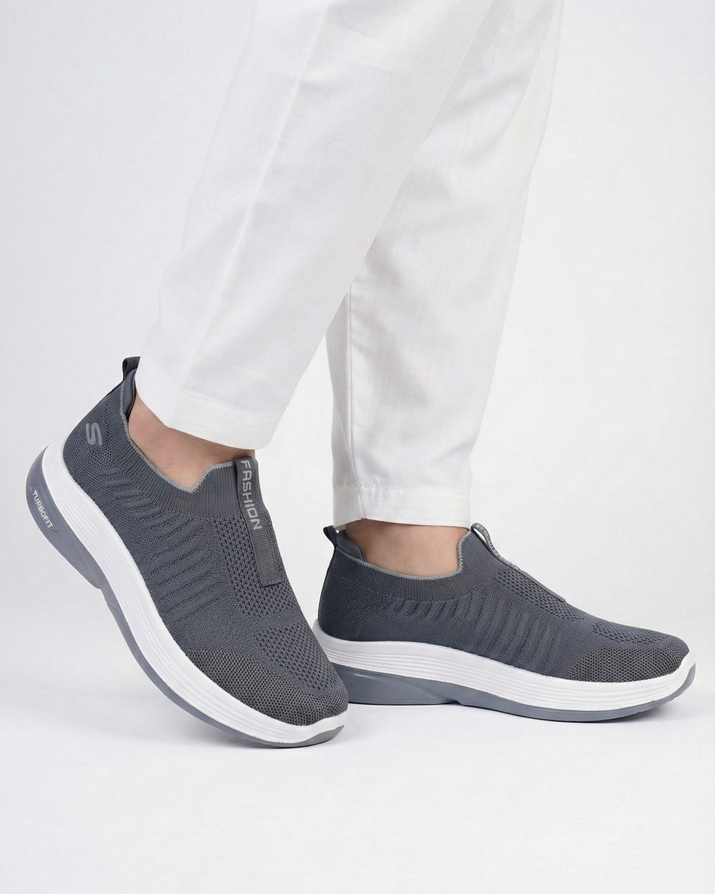 Men's TurboFit Knit Slip-On Casual & Walking Shoes