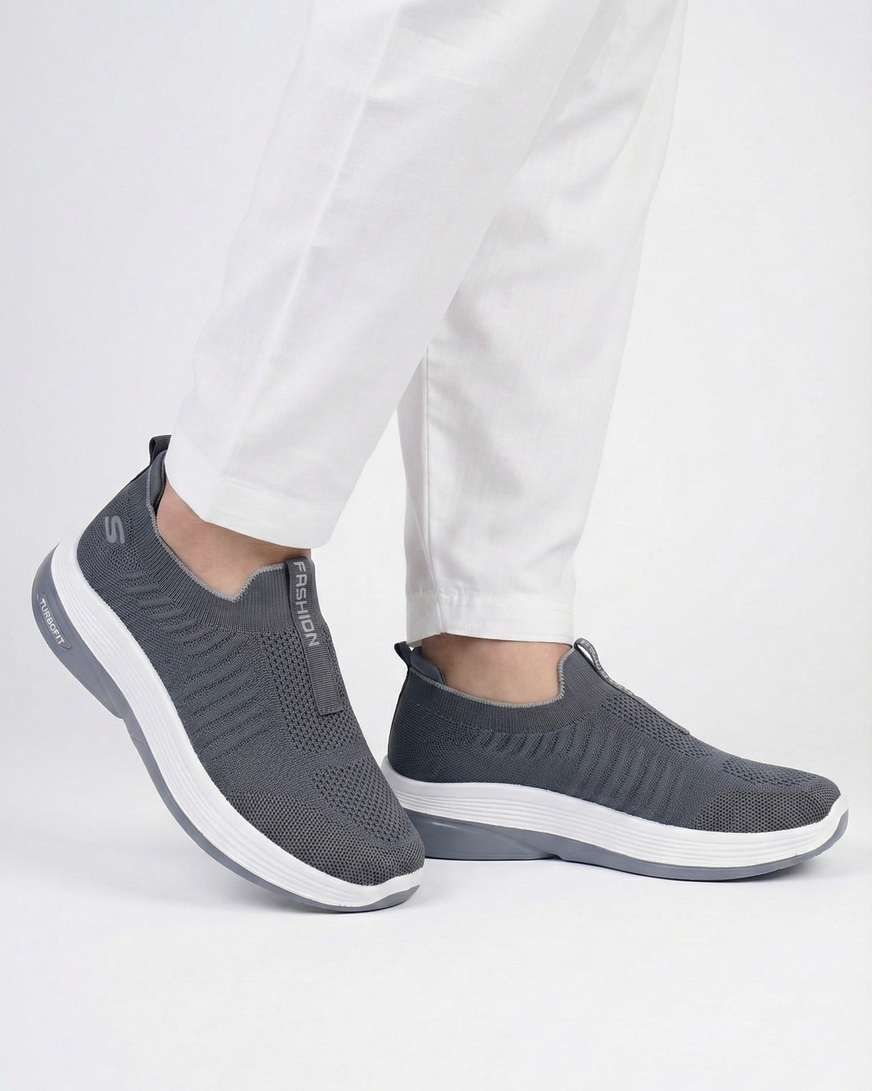 Men's TurboFit Knit Slip-On Casual & Walking Shoes
